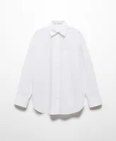 Mango Women's Pocket Oversize Shirt