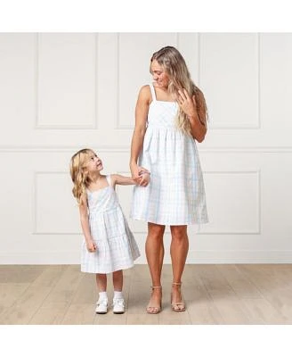Mommy Me Organic Tiered Seersucker Sundress