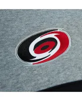 Men's Mitchell & Ness Red, Gray Carolina Hurricanes Head Coach Pullover Hoodie