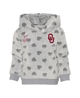 Girls Preschool Gray, Black Oklahoma Sooners Heart to Heart Hoodie and Leggings Set