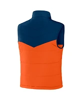 Men's Nfl x Darius Rucker Collection by Fanatics Navy Chicago Bears Colorblocked Full-Zip Vest