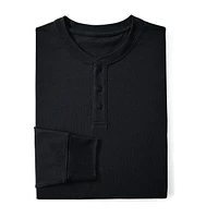 Lands' End Big & Tall Super-t Long Sleeve Henley Shirt