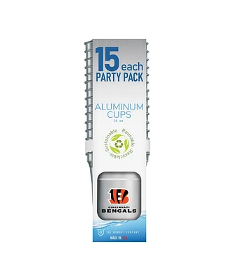 Cincinnati Bengals 15-Pack 16 Oz Ball Aluminum Cup Set