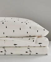 Woolrich Printed Flannel 3-Pc. Sheet Set, Twin