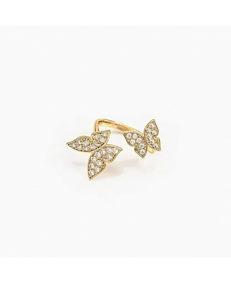 Butterfly Statement Adjustable Ring