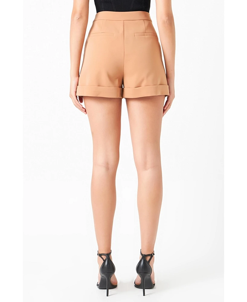 Women's Tailored Basic Shorts