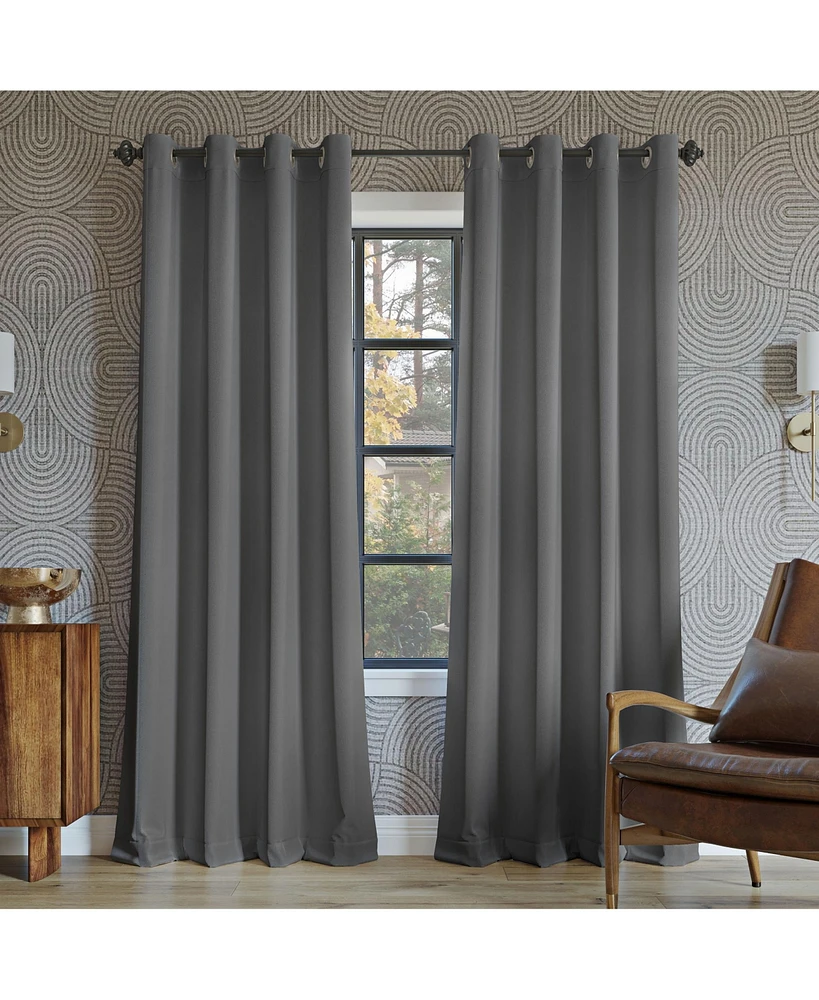 Oslo Theater Grade Extreme 100% Blackout Grommet Curtain Panel