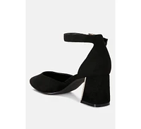 Womens rory metallic sling detail block heel sandals