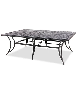 Wythburn Mix and Match 84" x 60" Cast Aluminum Outdoor Dining Table, Created for Macy's