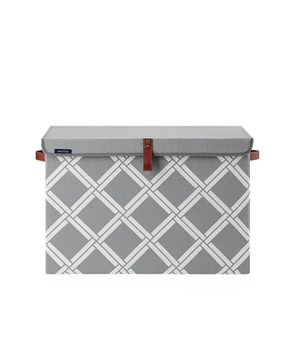 Nautica Folded Large Storage Trunk with Lid Box Weave