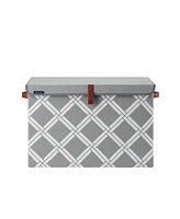 Nautica Folded Large Storage Trunk with Lid Box Weave