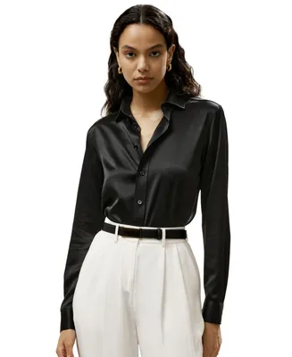 Lilysilk Women's Tailored Button Down Silk Shirt