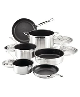 Hestan ProBond Clad Titum Stainless Steel Nonstick 10-Piece Cookware Set