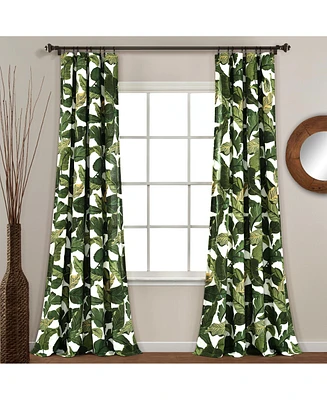 Tropical Paradise Window Curtain Panels