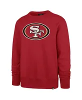 Men's '47 Brand Scarlet San Francisco 49ers Imprint Headline Pullover Sweatshirt