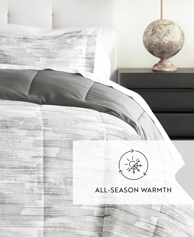 ienjoy Home Textured Stripe 2-Piece Comforter Set, Twin/Twin Xl