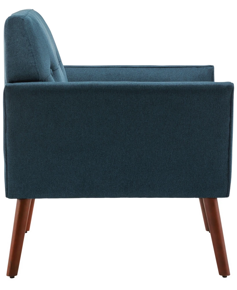 Convenience Concepts 30" Polyester Andy Mid Century Modern Accent Lounge Armchair