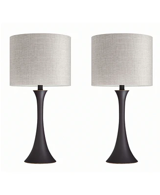 Lumisource Lenuxe 24.25" Metal Table Lamp - Set of 2
