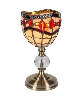 Dale Tiffany 12.5" Tall Fall River Accent Lamp