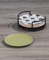 Thirstystone Melamine Appetizer Plates, Set of 6