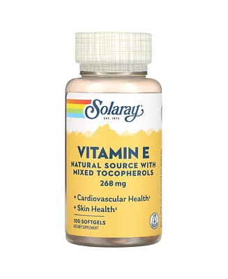 Solaray Vitamin E - 100 Softgels