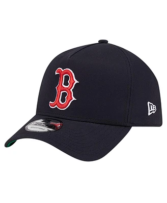 Men's New Era Navy Boston Red Sox Team Color A-Frame 9FORTY Adjustable Hat