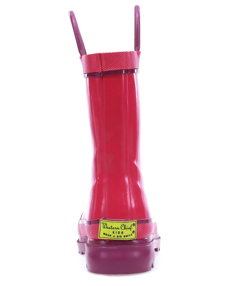 Western Chief Big Girls Kids|Toddler Firechief 2 Rain Boot