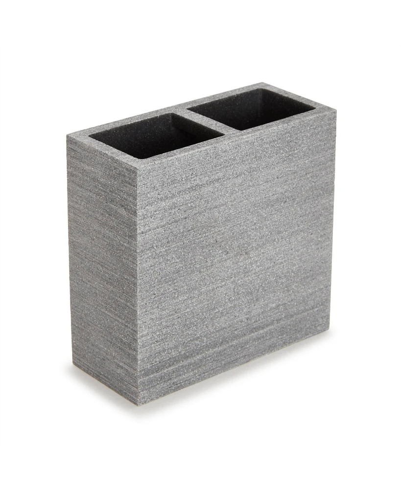 Cassadecor Dune Textured Resin Toothbrush Holder