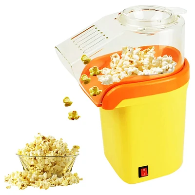 5 Core Popcorn Machine 16 Cup Capacity Hot Air Popper Mini Portable Tabletop Electric Pop Corn Maker Maquina Para Hacer Palomitas De Maiz For Home Mov