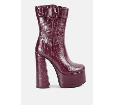Bumpy Platform Bootie