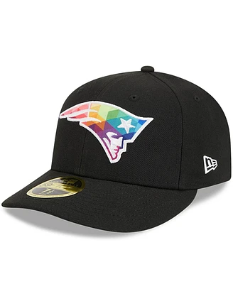 Men's New Era Black New England Patriots 2023 Nfl Crucial Catch Low Profile 59FIFTY Fitted Hat