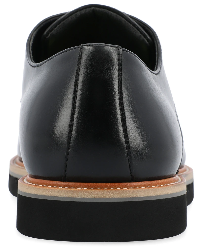 Vance Co. Men's Evander Tru Comfort Foam Wingtip Lace-Up Derby Shoes