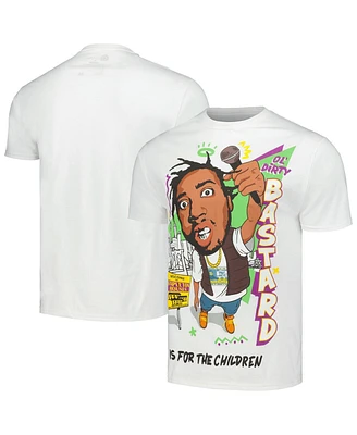 Men's and Women's White Odb Funky T-shirt