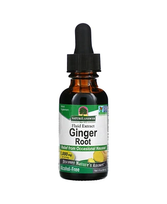 Nature's Answer Ginger Root Fluid Extract Alcohol-Free 1 000 mg - 1 fl oz (30 ml)