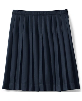 Lands' End Little Girls Pleated Skirt Below the Knee