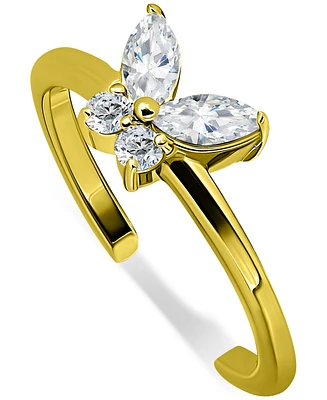 Giani Bernini Cubic Zirconia Butterfly Toe Ring, Created for Macy's