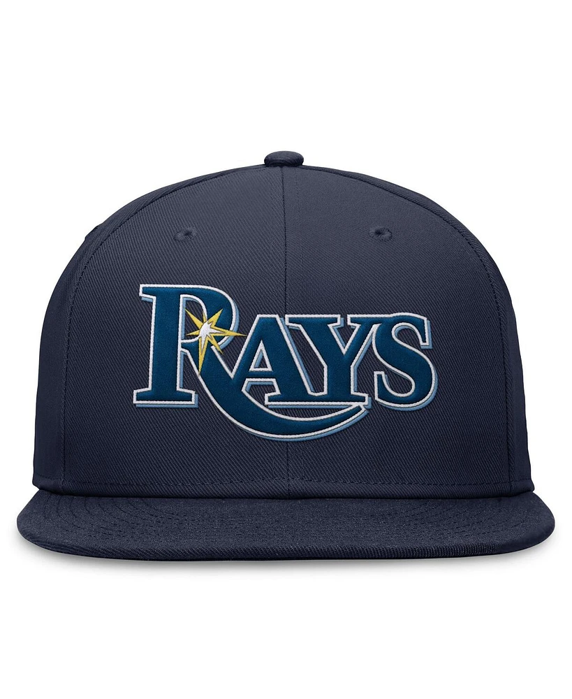 Men's Nike Navy Tampa Bay Rays Evergreen Performance Fitted Hat