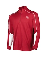 Men's Columbia Crimson Oklahoma Sooners Shotgun 2.0 Omni-Wick Quarter-Zip Jacket
