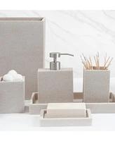 Cassadecor Dune Textured Resin Wastebasket