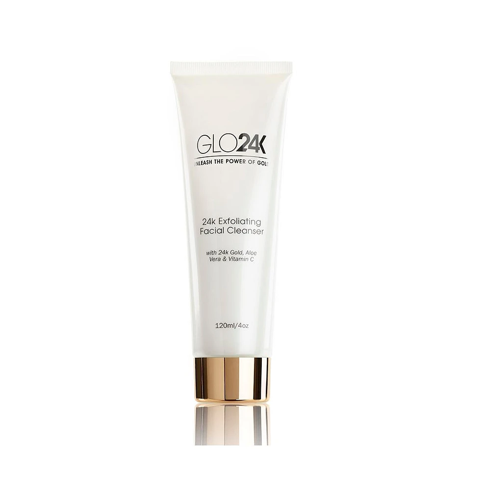 GLO24K 24K Exfoliating Facial Cleanser 4oz