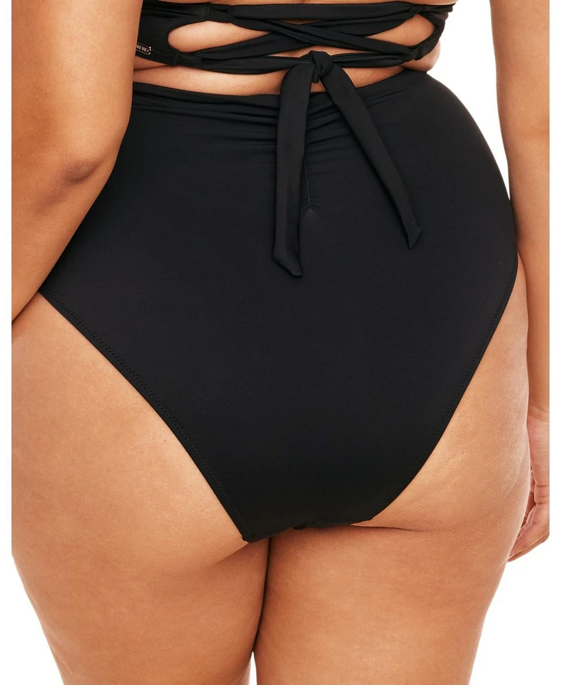 Adore Me Plus Bobbie Swimwear High-Waist Bikini Bottom