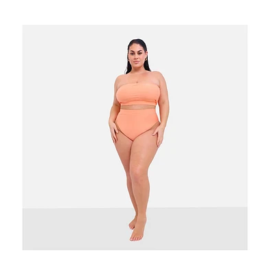 Rebdolls Plus Size Essential High Waist Bikini Bottom