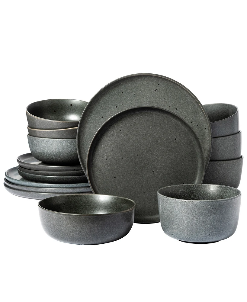 Gibson Elite James Street Reactive 16 Pc. Dinnerware Set, Service for 4