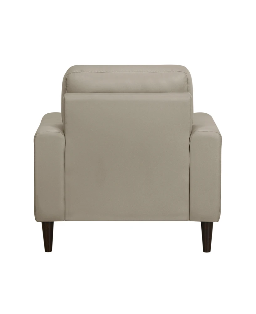 White Label Tabor 37" Leather Match Chair
