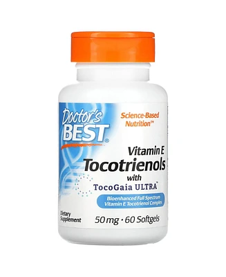 Doctor's Best Vitamin E Tocotrienols with TocoGaia Ultra 50 mg - 60 Softgels