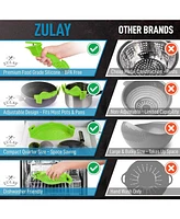 Silicone Pot Strainer - Adjustable Snap On For Most Pots & Pans