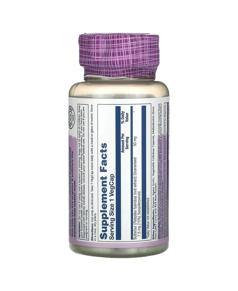 Solaray Vital Extracts Butterbur 50 mg - 60 VegCaps