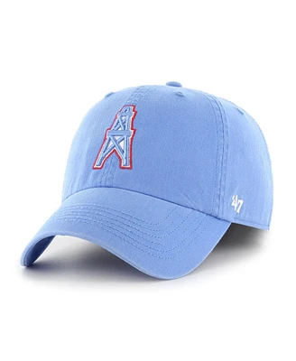 47 Men's Light Blue Houston Oilers Gridiron Classics Franchise Legacy Fitted Hat