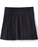 Lands' End Big Girls Box Pleat Skirt Top of Knee