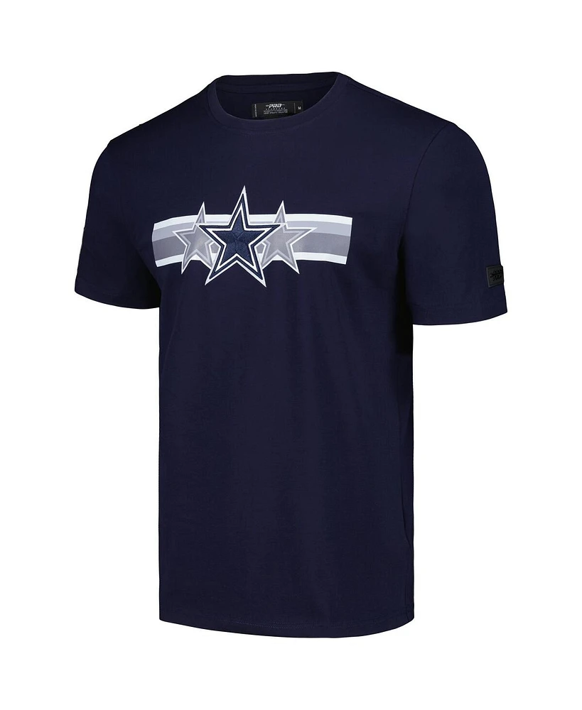 Pro Standard Men's Navy Dallas Cowboys Retro Striper T-Shirt